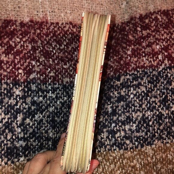 Paris Themed Wristlet Accordion Double Zip Wallet - Picture 3 of 11